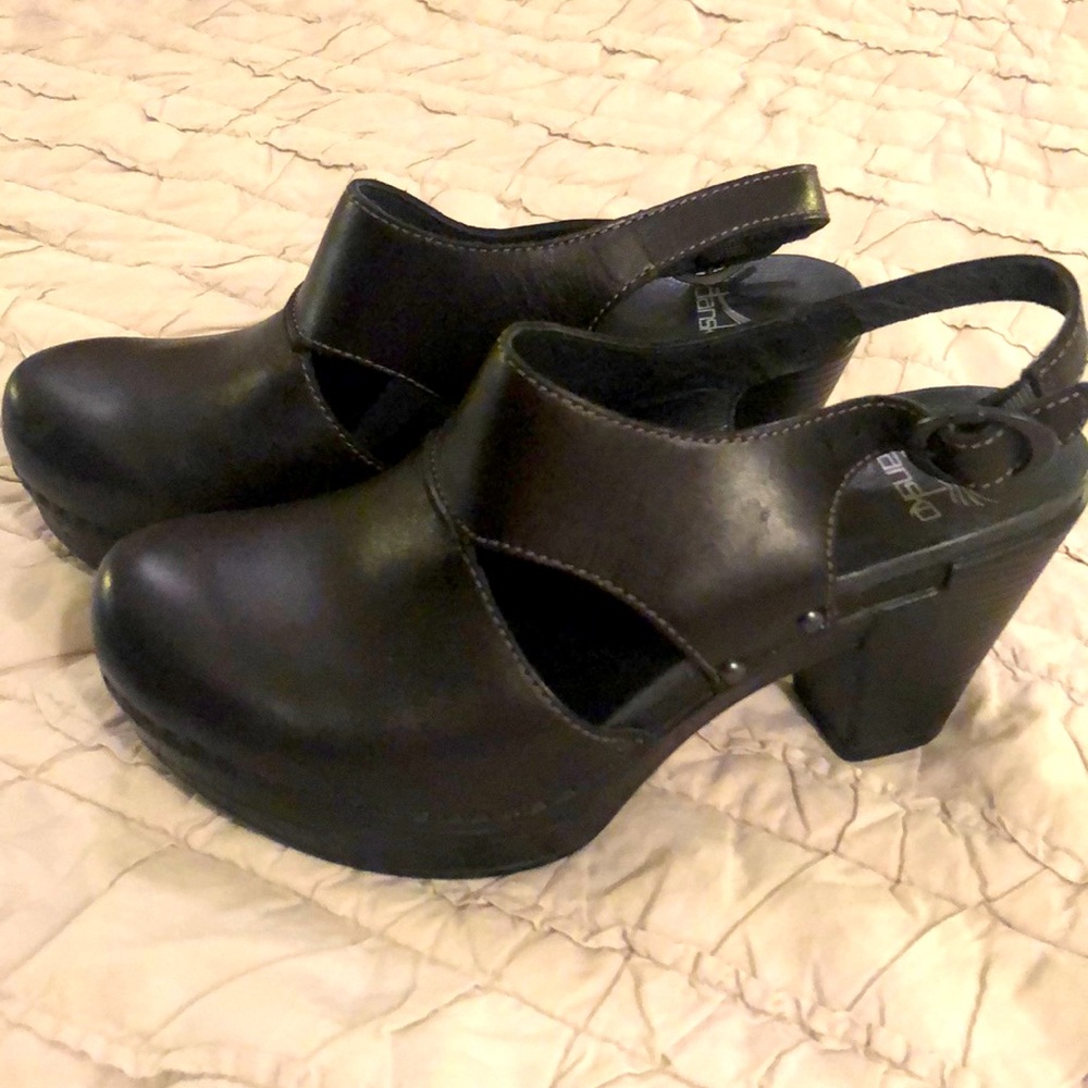 Dansko Black Heels, Size 36
